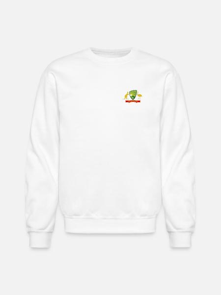 Australian Cricket Crest Emblem Graphic - Unisex Crewneck Sweatshirt - white