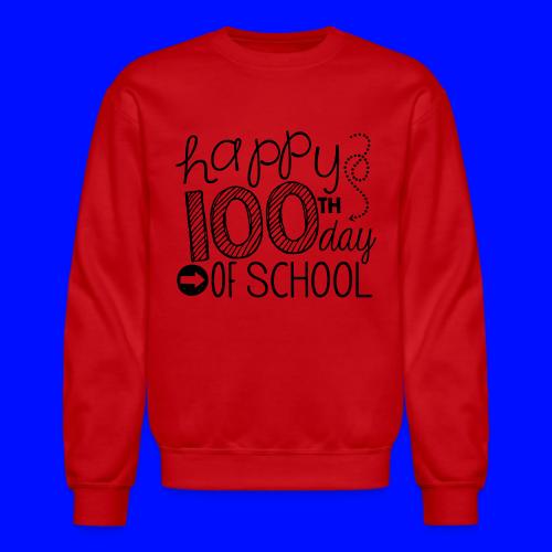 Happy 100th Day of School Arrows Teacher T-shirt - Unisex Crewneck Sweatshirt