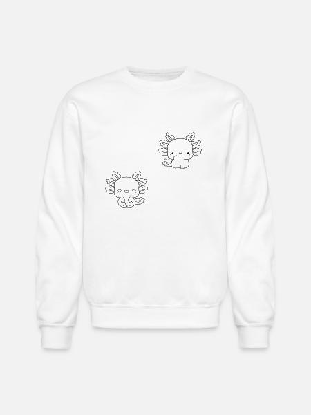 salamander - Unisex Crewneck Sweatshirt - white