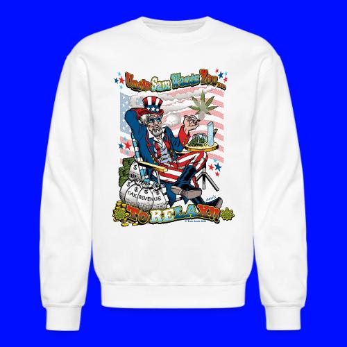 Tom's T-Hall PotTees Series #1 Uncle Sam Says... - Unisex Crewneck Sweatshirt