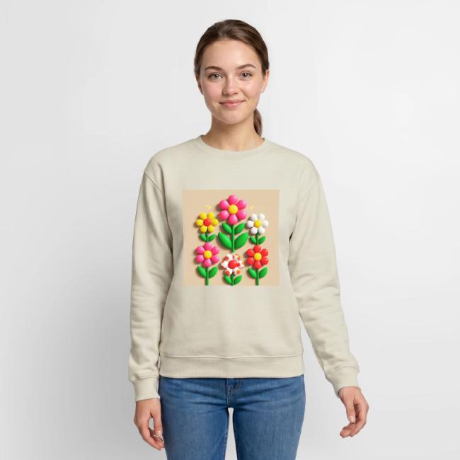 3D Flowers and Butterflies in Amber, Floral Design