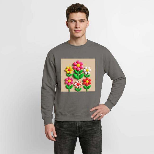 3D Flowers and Butterflies in Amber, Floral Design