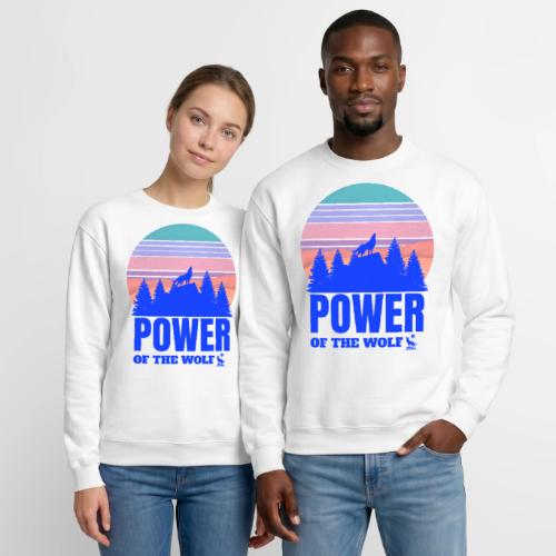 Power Of The Wolf - Unisex Crewneck Sweatshirt