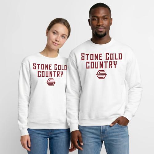 Stone Cold Country Band - Full Logo - Unisex Crewneck Sweatshirt