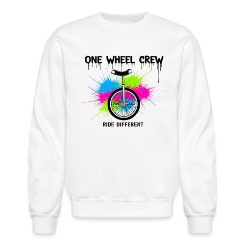 One Wheel Crew - Unisex Crewneck Sweatshirt