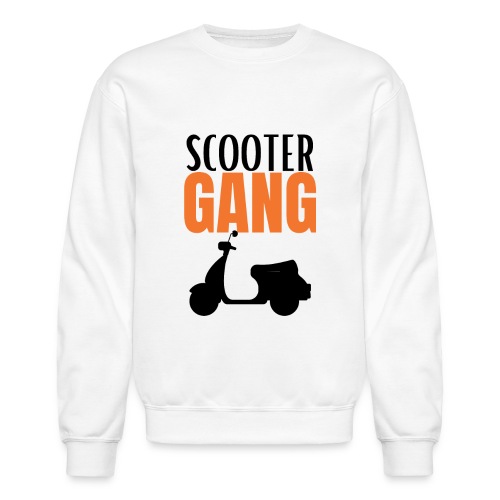 Funny Scooter Gang Motorbikes Riders Lovers - Unisex Crewneck Sweatshirt