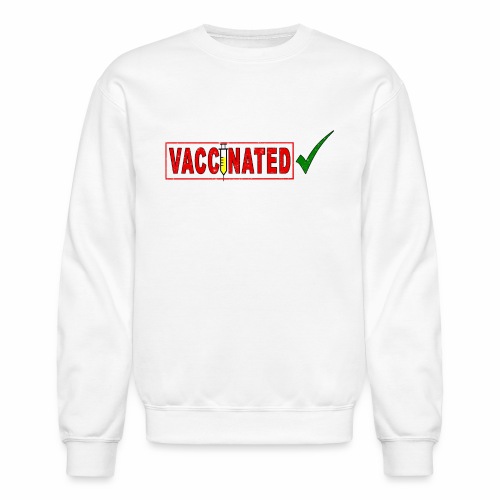 Pro Vaccination Vaccine Vaccinated Vintage Retro - Unisex Crewneck Sweatshirt