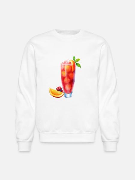 Berry Citrus Cocktail - Unisex Crewneck Sweatshirt - white