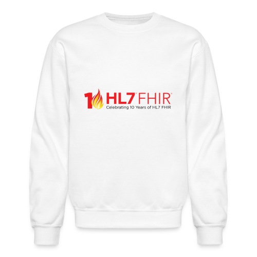 10th Anniversary of HL7 FHIR - Unisex Crewneck Sweatshirt