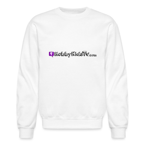 HobbyDad is Rad Purple with White Text - Unisex Crewneck Sweatshirt