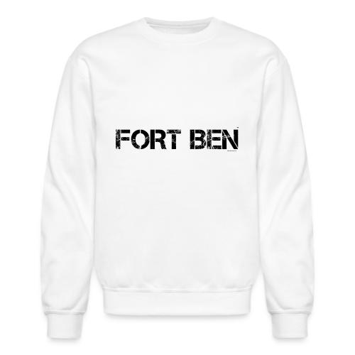 FORT BEN, black capture - Unisex Crewneck Sweatshirt