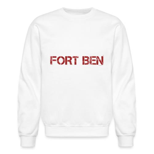 FORT BEN, red capture - Unisex Crewneck Sweatshirt