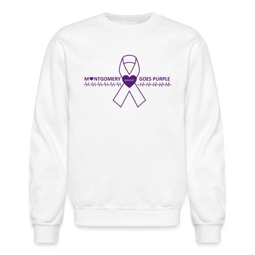 Montgomery County Goes Purple - Unisex Crewneck Sweatshirt