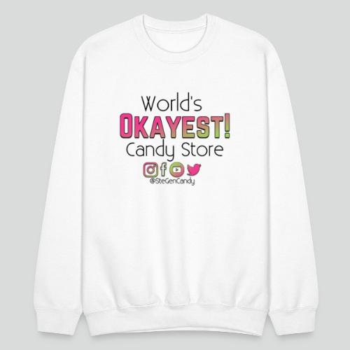 World's Okayest Candy Store Gradient - Unisex Crewneck Sweatshirt