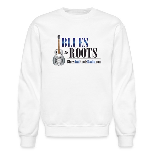 Blues & Roots Radio Logo - Unisex Crewneck Sweatshirt