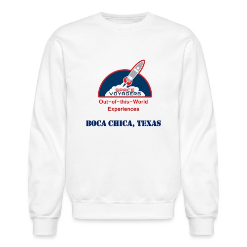 Space Voyagers - Boca Chica, Texas - Unisex Crewneck Sweatshirt