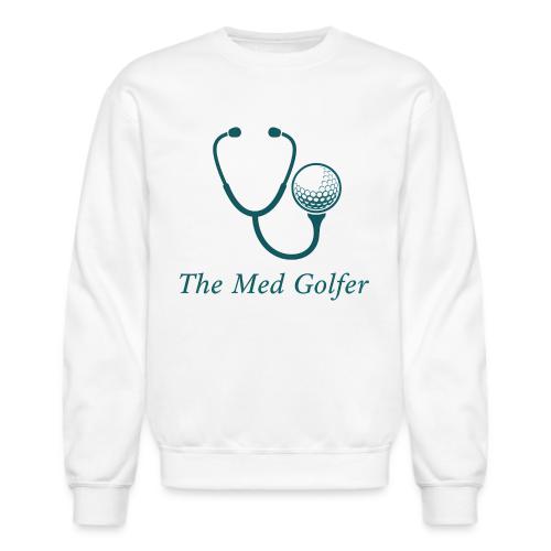 The Med Golfer - Doctor Golf Gift Tee for Men - Unisex Crewneck Sweatshirt