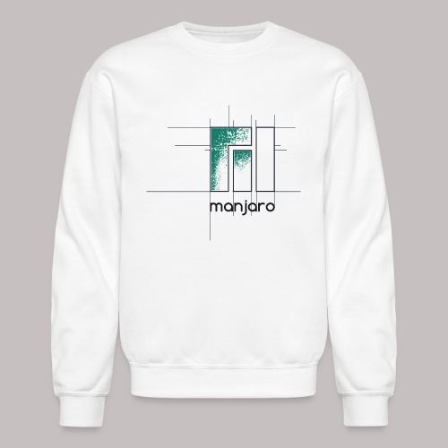 Manjaro Logo Draft - Unisex Crewneck Sweatshirt