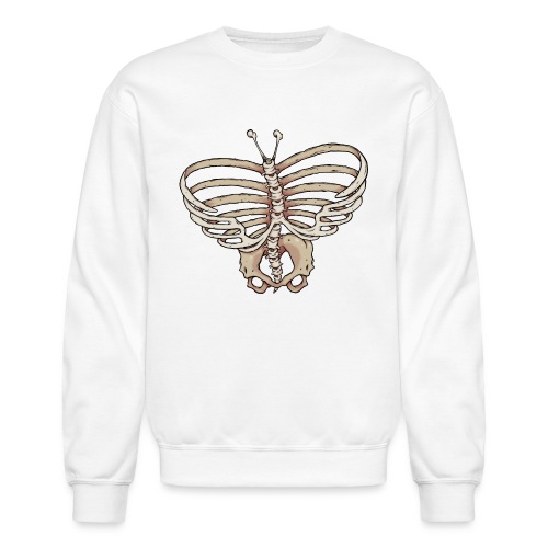 Butterfly skeleton - Unisex Crewneck Sweatshirt