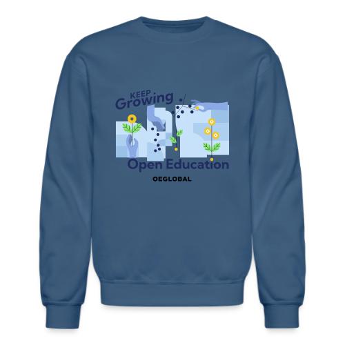 Keep Growing Open Education - Unisex Crewneck Sweatshirt