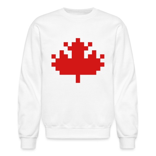 Pixel Maple Leaf - Unisex Crewneck Sweatshirt