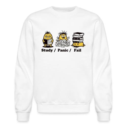 Funny Student Study Panic Fail Back To School - Unisex Crewneck Sweatshirt