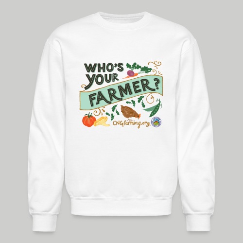 Who's Your Farmer - Unisex Crewneck Sweatshirt