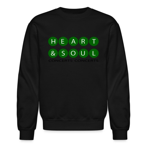 Heart & Soul Concerts green/ white bubble Horizon - Unisex Crewneck Sweatshirt