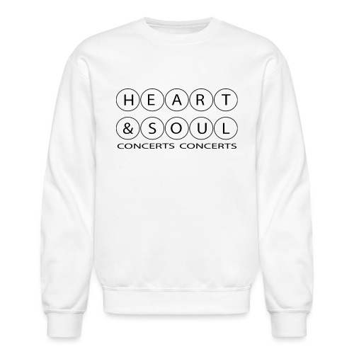 Heart & Soul Concerts Bubble White Horizon - Unisex Crewneck Sweatshirt