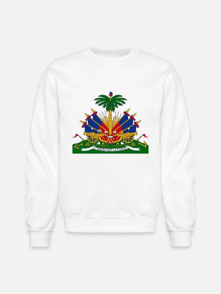 HAITI CHERIE - Unisex Crewneck Sweatshirt - white