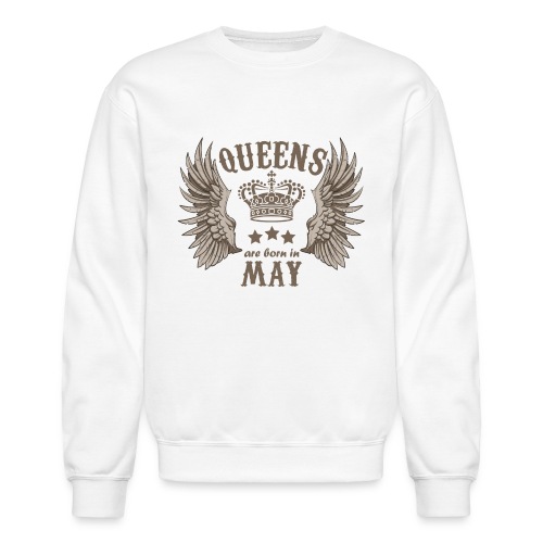 Queens are born in May - Unisex Crewneck Sweatshirt