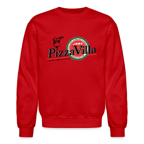 Pizza Villa logo - Unisex Crewneck Sweatshirt
