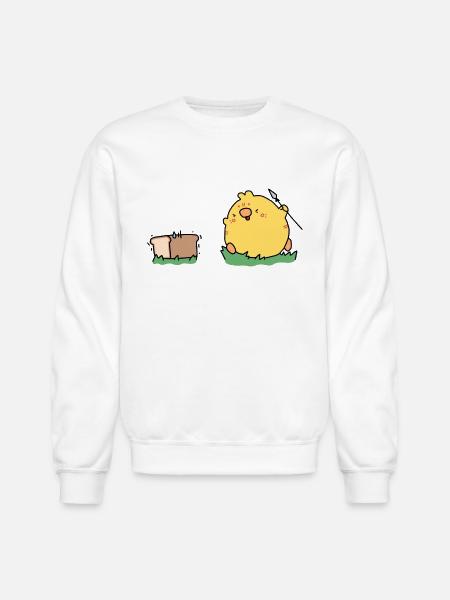 Bread Hunting - Unisex Crewneck Sweatshirt - white