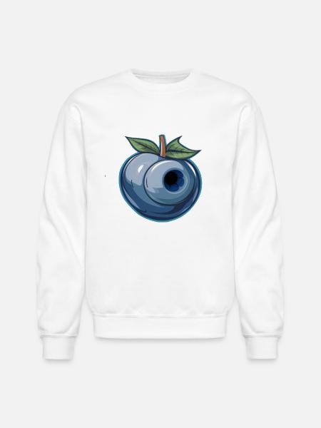 Berry mini tshirt - Unisex Crewneck Sweatshirt - white