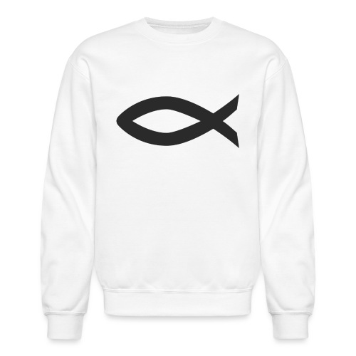 Christian fish symbol - Unisex Crewneck Sweatshirt