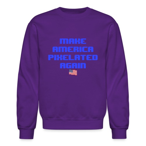 Pixelated America - Unisex Crewneck Sweatshirt