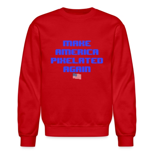 Pixelated America - Unisex Crewneck Sweatshirt