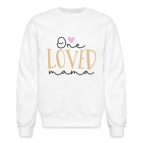 One Loved Mom | Mom And Son T-Shirt - Unisex Crewneck Sweatshirt