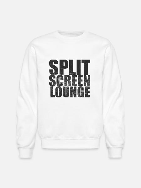 SPLIT SCREEN MAP - Unisex Crewneck Sweatshirt - white