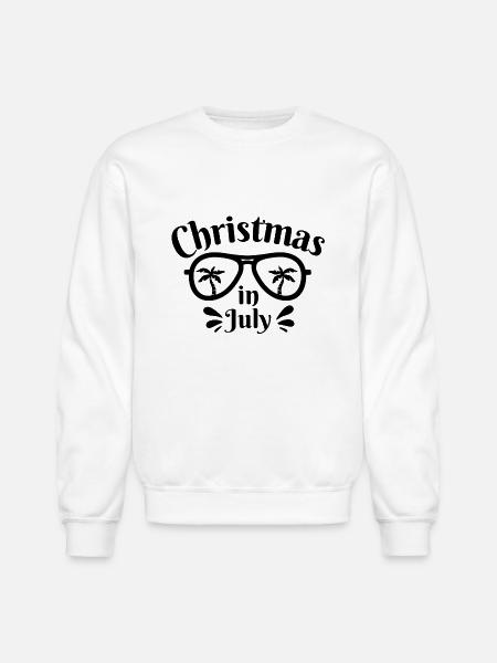Christmas in July - Unisex Crewneck Sweatshirt - white