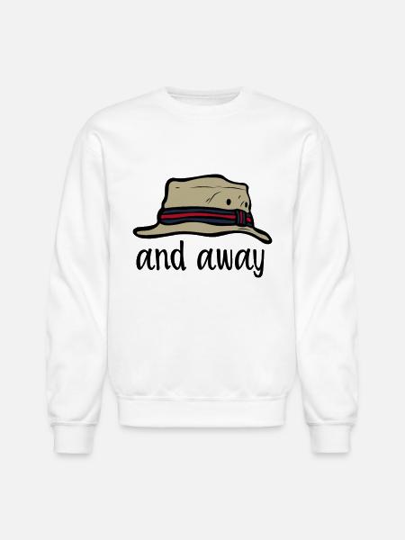 And Away - Unisex Crewneck Sweatshirt - white