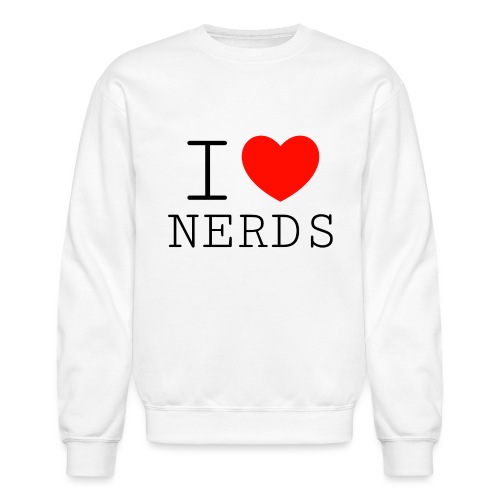 i LOVE NERDS - Unisex Crewneck Sweatshirt