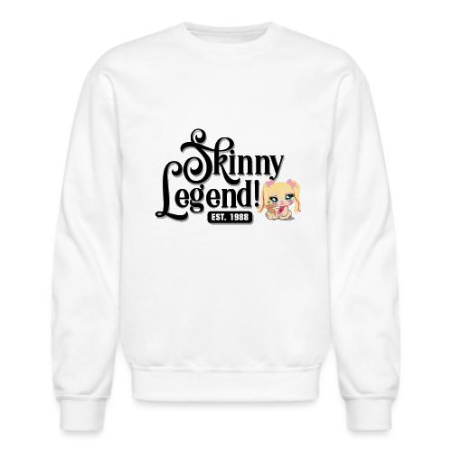 Skinny Legend_onwhite - Unisex Crewneck Sweatshirt