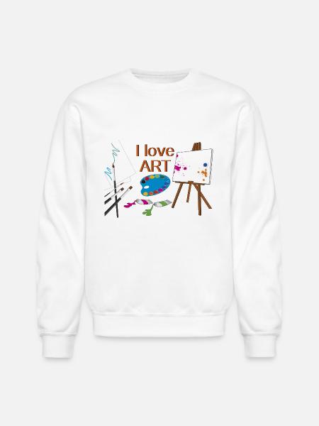 artist - Unisex Crewneck Sweatshirt - white