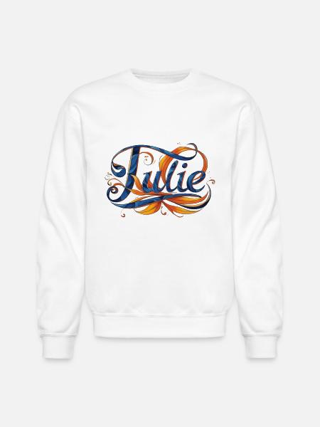 Julie - Unisex Crewneck Sweatshirt - white