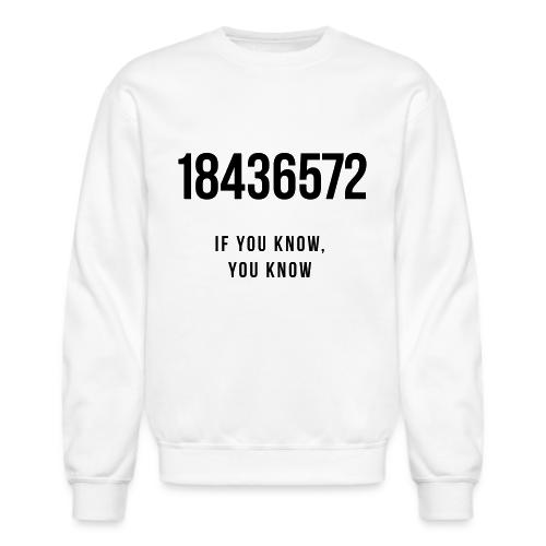18436572 - If you know, you know - Unisex Crewneck Sweatshirt