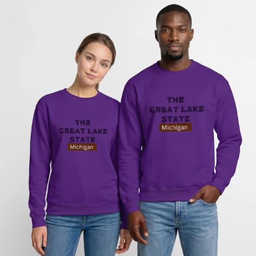 The Great Lake State. Michigan - Unisex Crewneck Sweatshirt