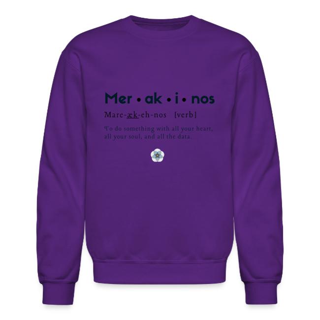 Merakinos definition with logo