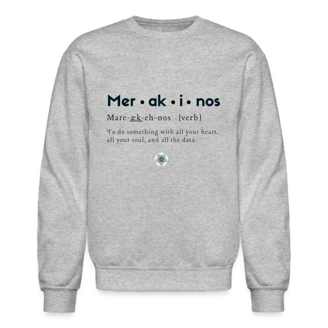 Merakinos definition with logo