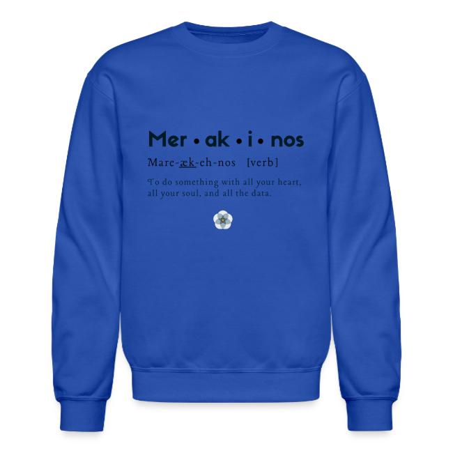 Merakinos definition with logo